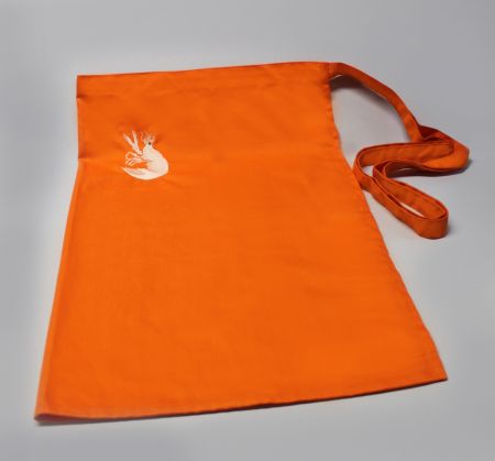Vorbinder-Schürze 60/80 cm orange mit Garnele