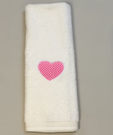 MÖVE Superwuschel Handtuch 50 x 100 cm Herz Pink