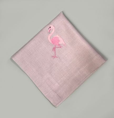 Serviette SANDER/LOFT mit Flamingo