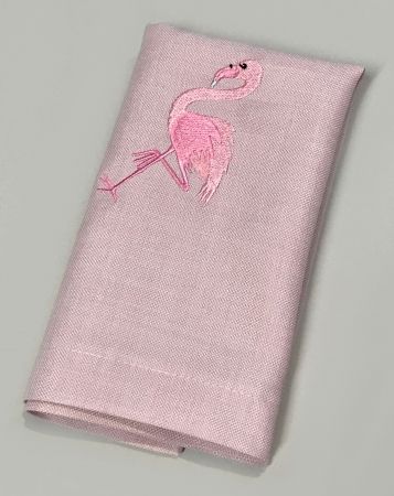 Serviette SANDER/LOFT mit Flamingo