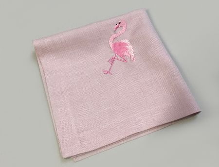 Serviette SANDER/LOFT mit Flamingo