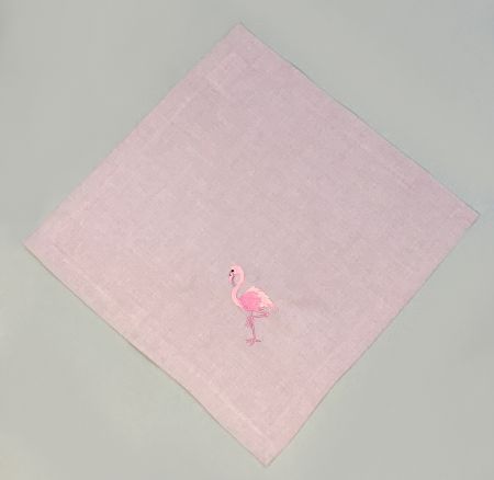 Serviette SANDER/LOFT mit Flamingo