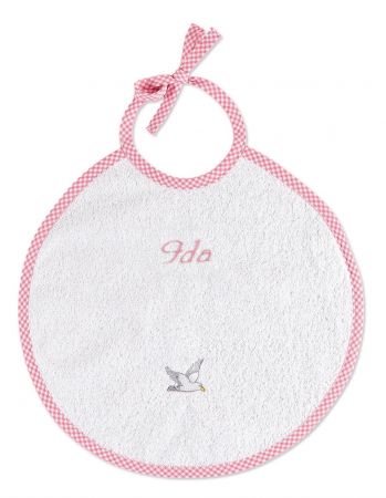 MÖVE - Lätzchen personalisiert - rosa mit Namen