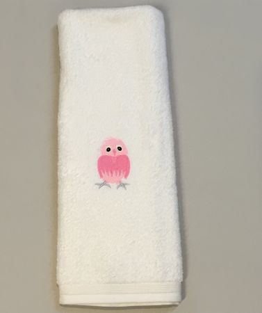 MÖVE Superwuschel Handtuch 50 x 100 cm  rosa Eule